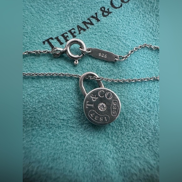 Tiffany 1837 Circle Pendant with Diamond - Picture 2 of 6